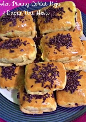 Foto resep Bolen isi Pisang Coklat Keju