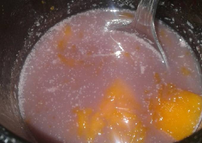 Cara membuat kolak ubi gula merah