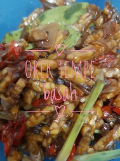Foto resep Orek Tempe Basah