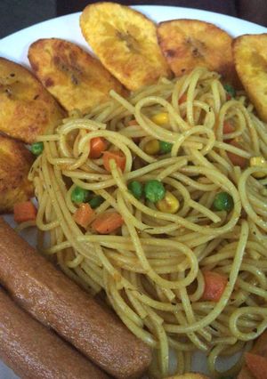 A picture of Spagetti.