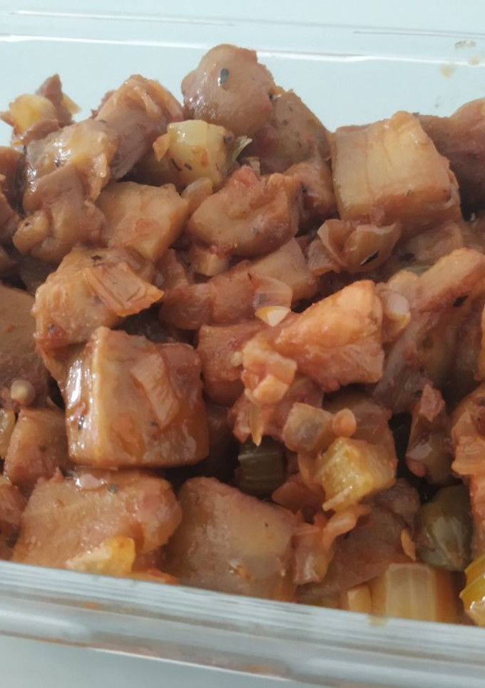 Una foto de Caponata de berenjenas