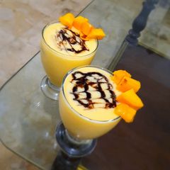 A picture of Mango milk shake.