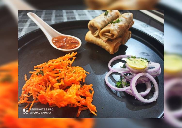 Recipe of Favorite Veg spring rolls