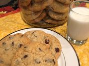A picture of chocolate chip cookies