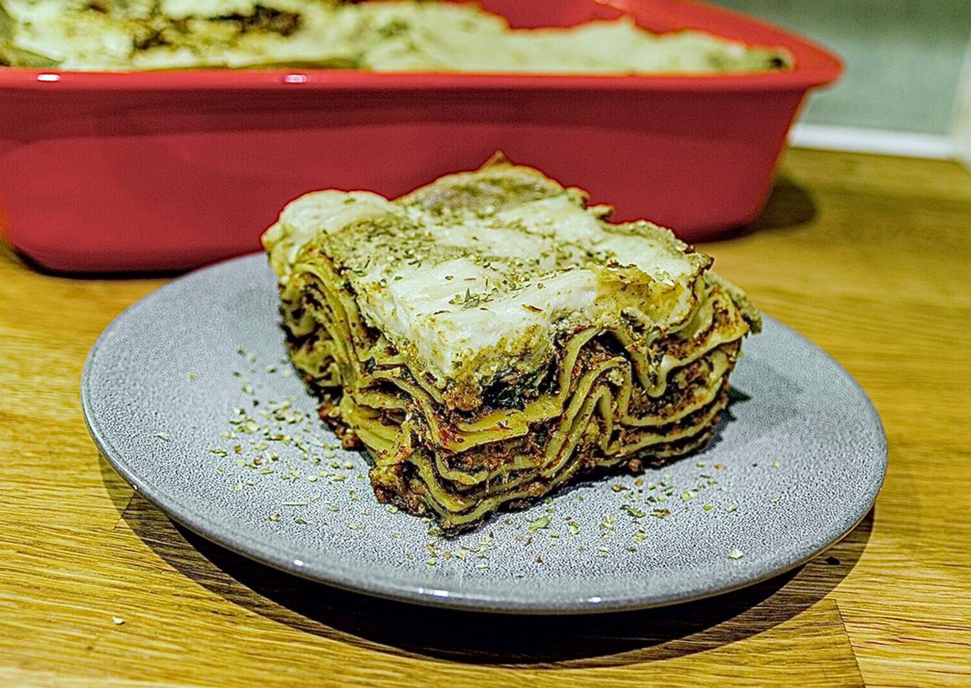 One hell of a delicious vegan Lasagna
