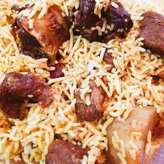 A picture of #Beef Pulao.