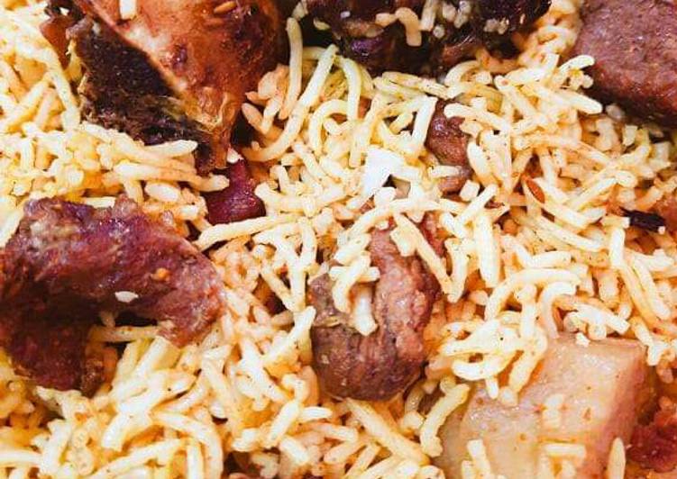 Steps to Make Favorite #Beef Pulao