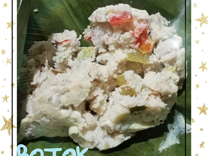 Langkah Mudah untuk Menyiapkan Botok with Shrimp, Lamtoro, Tofu and Tempe (Botok), Sempurna