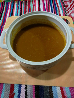 Una foto de Sopa de zapallo y zanahorias