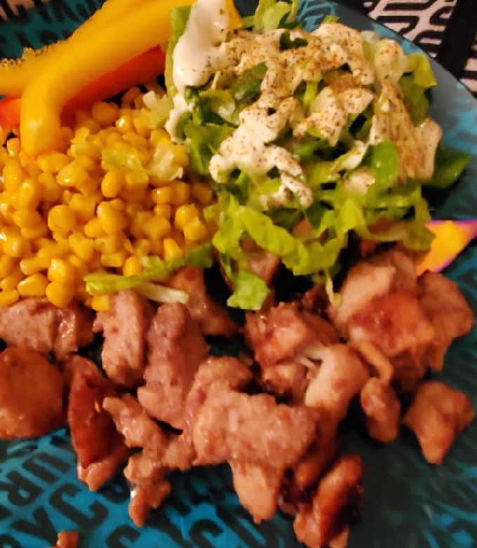 A picture of Gluten free raspberry chicken.