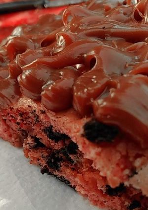Una foto de Torta rosa de oreo