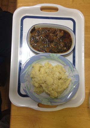 A picture of Ofe-ede (cocoyam soup).