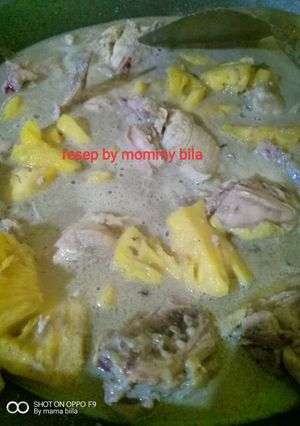 Foto resep Ayam opor nanas