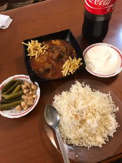 عکسی از دستور چلو گوشت ربي