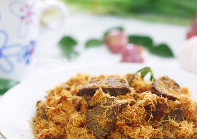 Ini dia! Resep enak buat Empal daging sapi serundeng yang enak