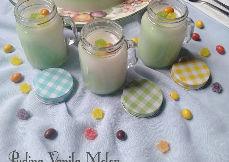 Puding Vanila Melon