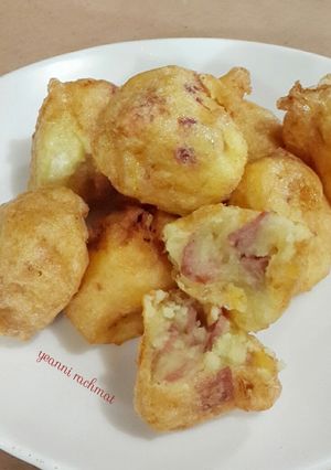 Foto resep Perkedel kentang daging asap