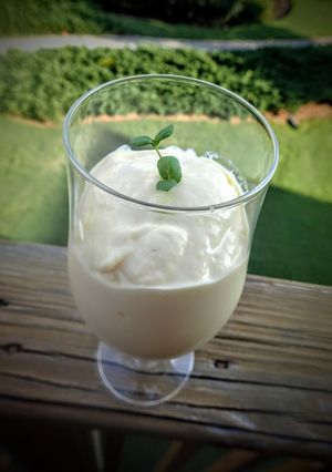 A picture of Mango Lassi.