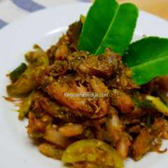 รูปของ Baby Cumi Asin Sambal Ijo | Gurih Pedas Mantap
