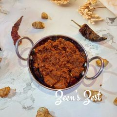 A picture of Andhra Allam Pachadi/Chutney.