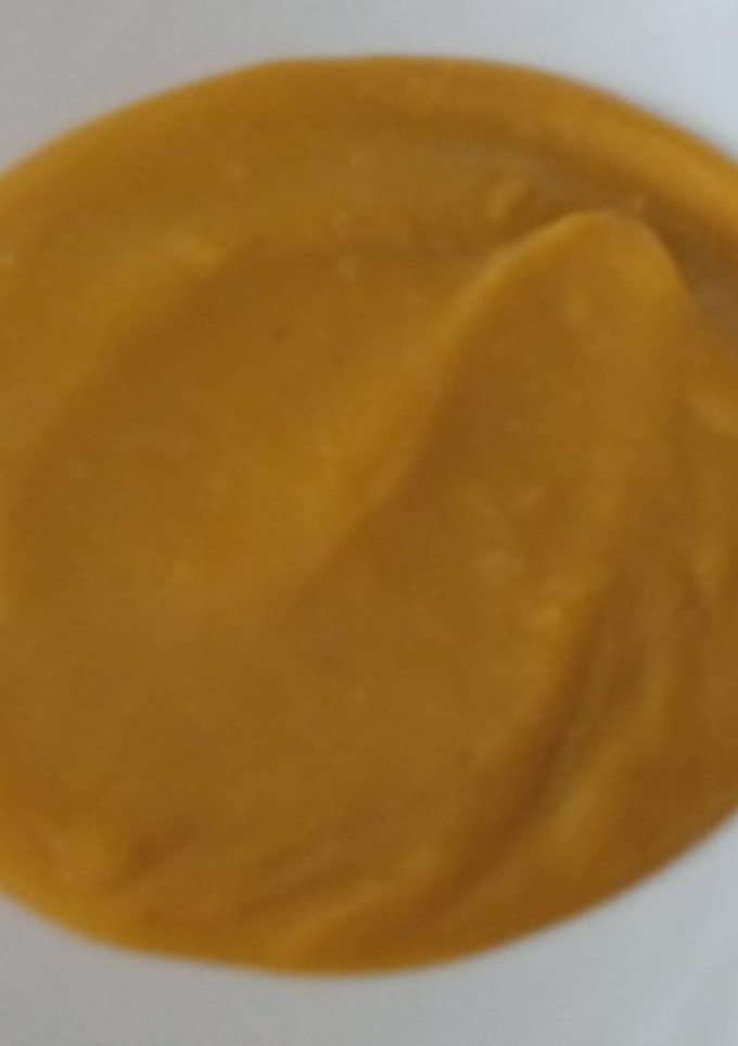 Una foto de Puré de calabacín y cebolla