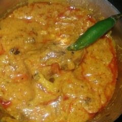A picture of Pakoda curry.