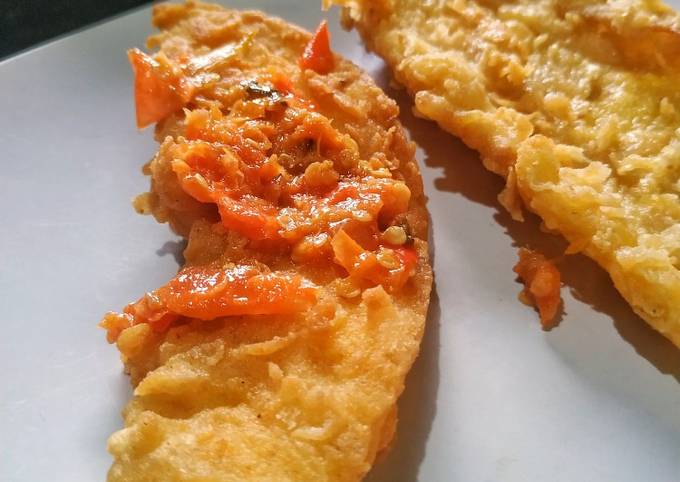 Telur geprek sambal bawang