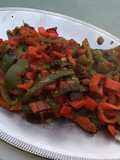 Poivrons et tomates à l'ail et anis vert