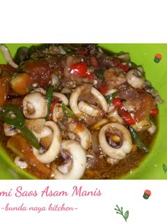 Foto resep Cumi saos asam manis