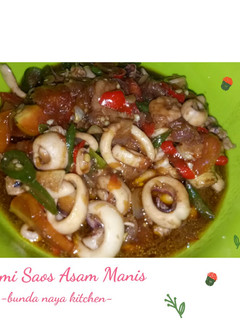 Foto resep Cumi saos asam manis