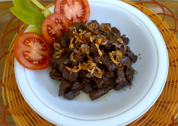 Standar Resep membuat Sate Goreng (Bumbu Simple)  gurih