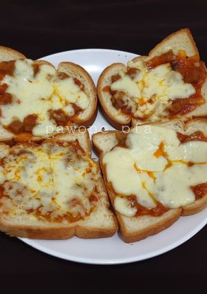 Foto resep Pizza roti tawar simple