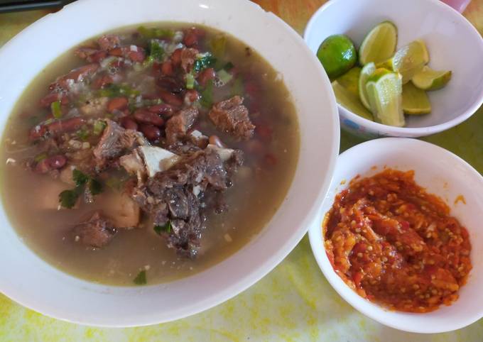 Resep Sup Iga Sapi Kacang Merah, Sempurna