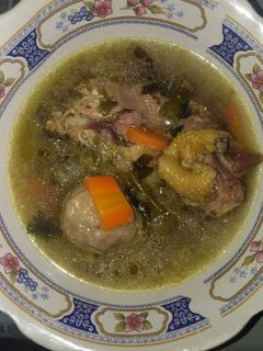 Foto resep Sayur Sup Ayam Bakso