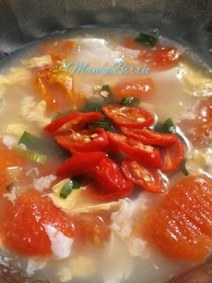 Foto resep Sup Tomat Telur (Tan Hua Tang)