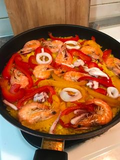 Paella西班牙海鮮燉飯 的食譜成品照片