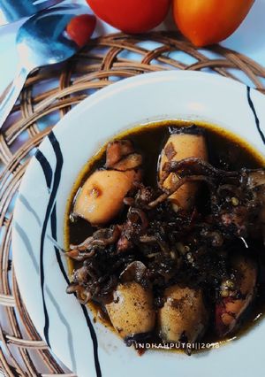Foto resep Cumi masak hitam