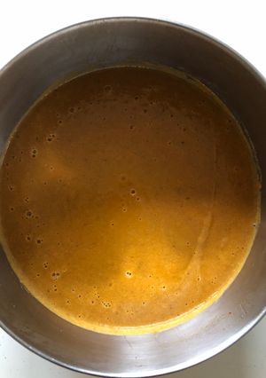 A picture of Use-up Comfy Chicken Paprika Leftover Soup.