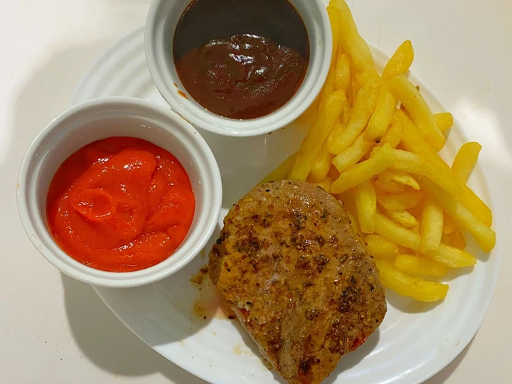 Langkah Gampang Menyiapkan Resep BBQ Steak rumahan simpel yang Bisa Manjain Lidah Anti Ribet, Sempurna