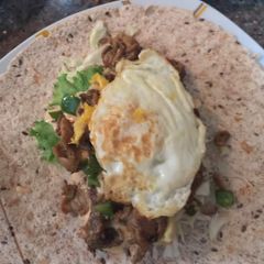 A picture of Chicken Stir fry Wraps.