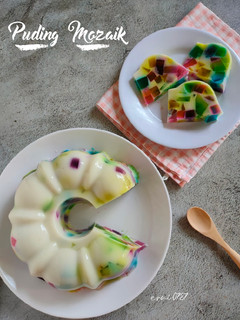Foto resep Puding Mozaik