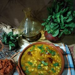 A picture of Lauki Chanay ki Daal.