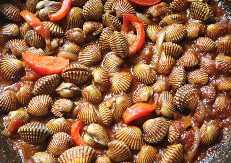 Kerang saos pedas