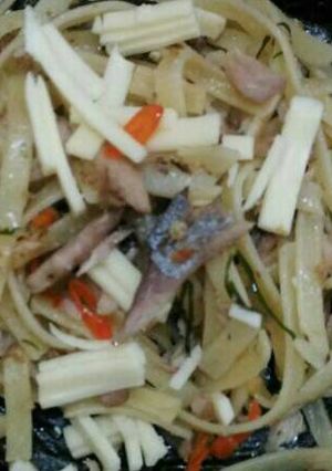 Foto resep Fetucini Aglio Olio Tuna Pedas