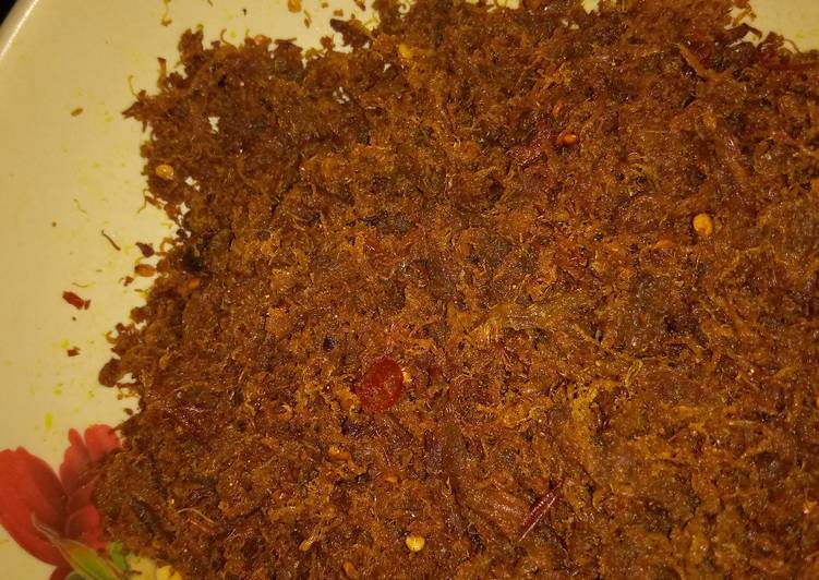 How to Make Super Quick Homemade Meat floss(dambun nama)