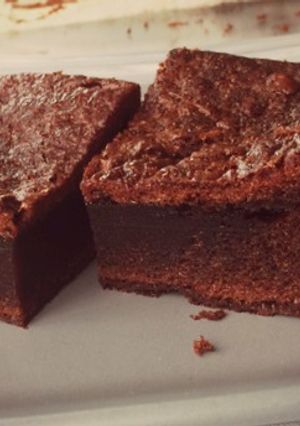 Una foto de Queque Mochi de Chocolate | Japonés