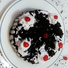 A picture of Black Forest cake.