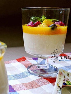 芒果奶凍(純奶做法) 的食譜成品照片