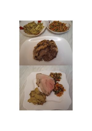 O poză a rețetei Pulpa de porc la cuptor.