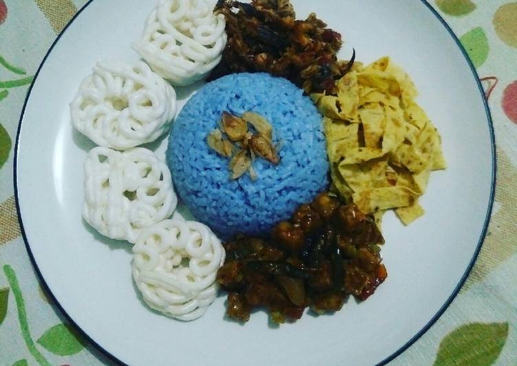 Bahan Nasi Biru | Resep Bumbu Nasi Biru Yang Paling Enak